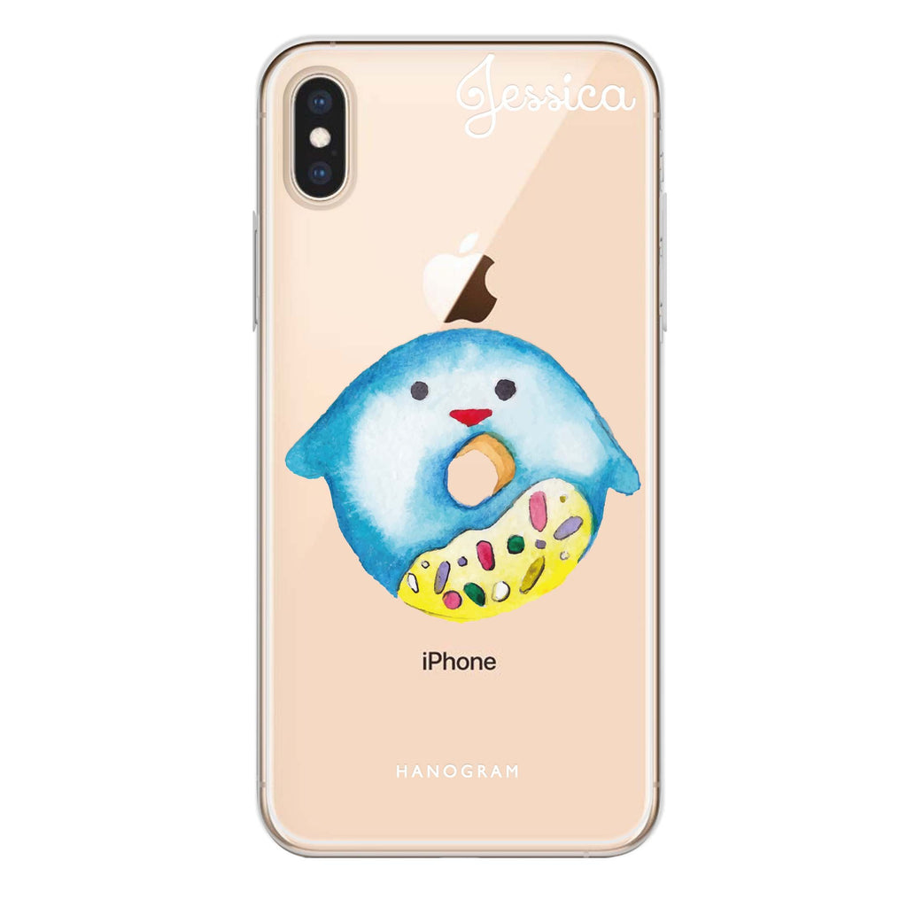 Sweet donut penguin iPhone XS Ultra Clear Case