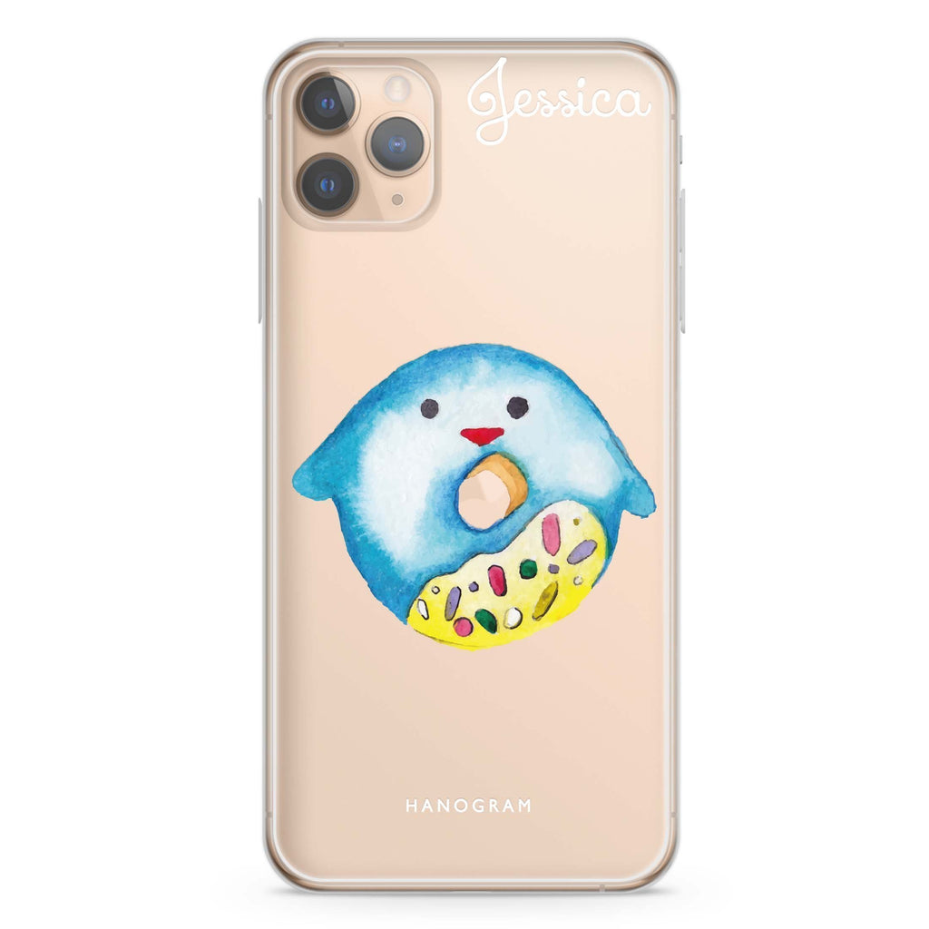 Sweet donut penguin iPhone 11 Pro Max Ultra Clear Case