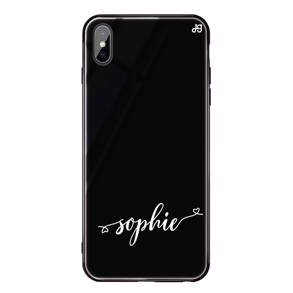 Made with love iPhone XS Max Glass Case