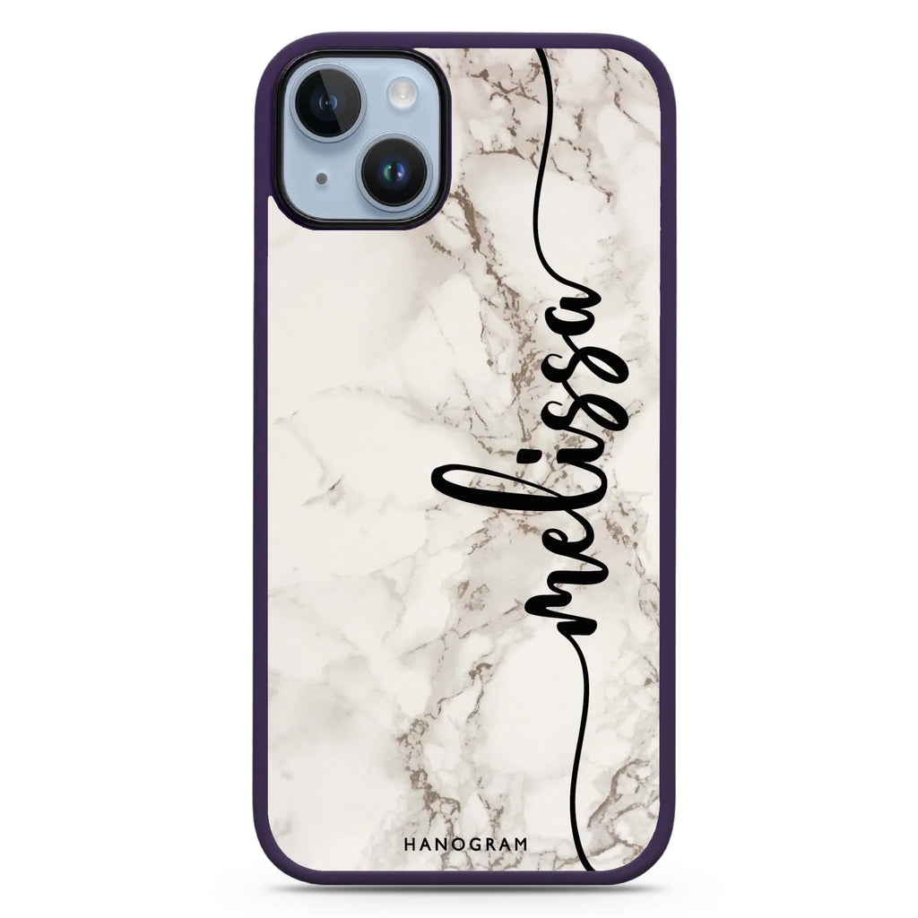 Marble Edition V iPhone 14 Plus MagSafe Compatible Impact Guard Bumper Case