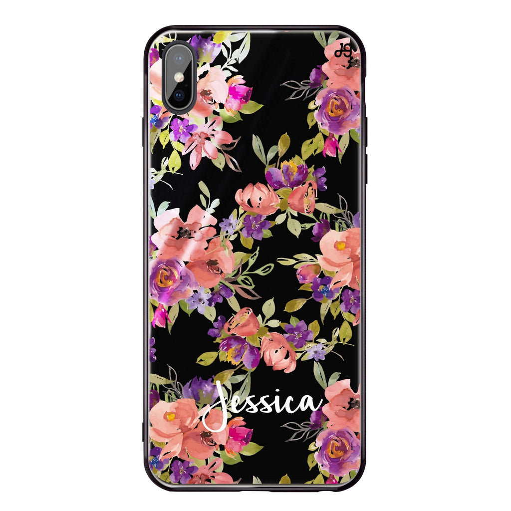 Floral Impression iPhone XS Max Glass Case