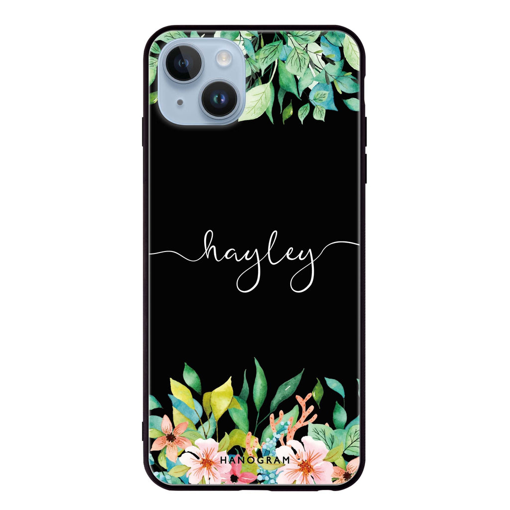 Floral Imagination iPhone 14 Plus Glass Case