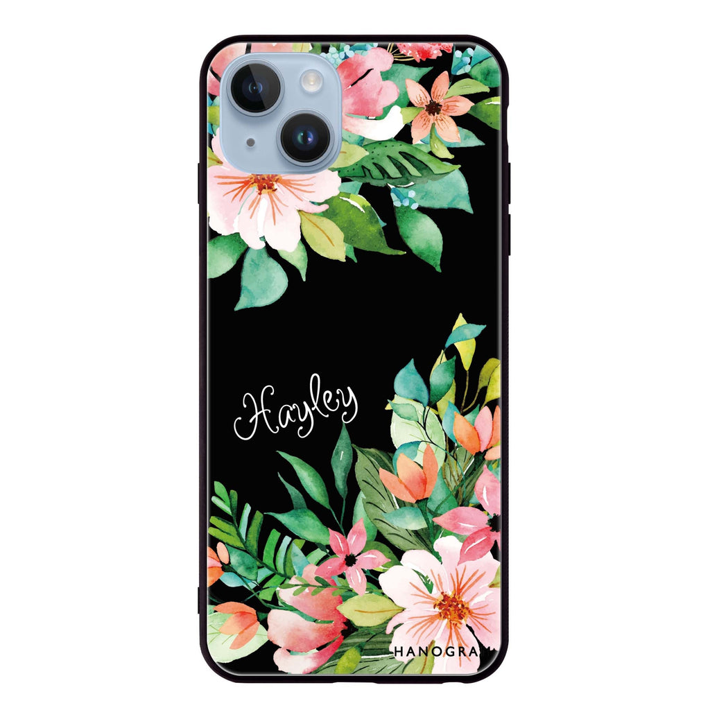 Flower Inspiration iPhone 14 Plus Glass Case
