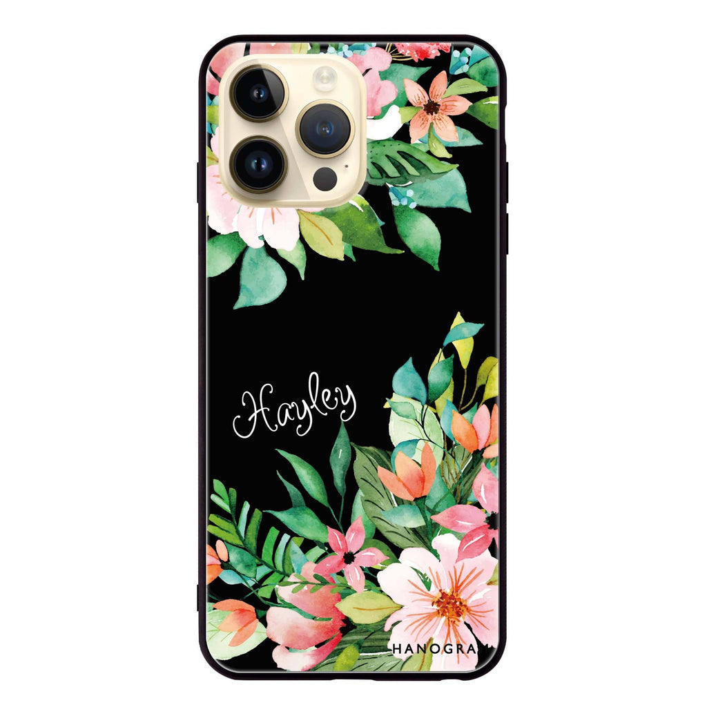 Flower Inspiration iPhone 13 Pro Glass Case