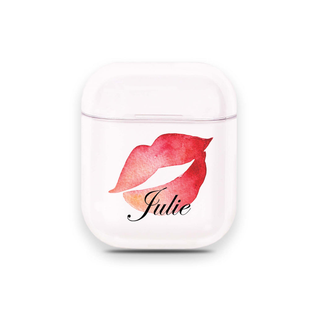 Red Lips Airpods Case