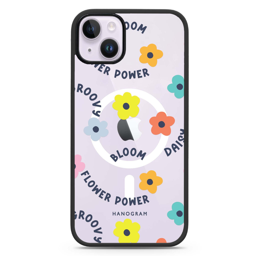 Flower Power iPhone 14 Plus MagSafe Compatible Impact Guard Bumper Case