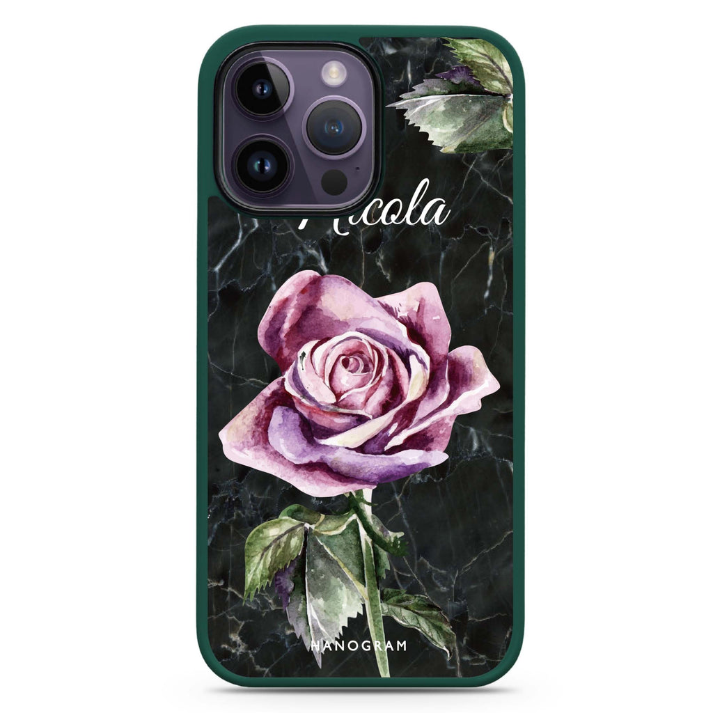 Black Marble Impact Guard Bumper Case