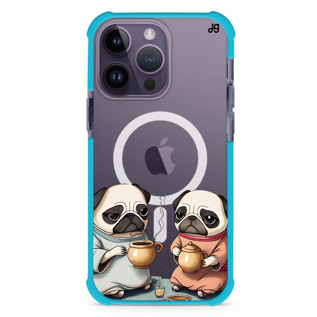 Pug Tea Time MagSafe Compatible Ultra Shockproof Case