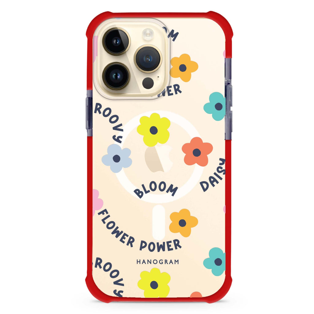 Flower Power MagSafe Compatible Ultra Shockproof Case