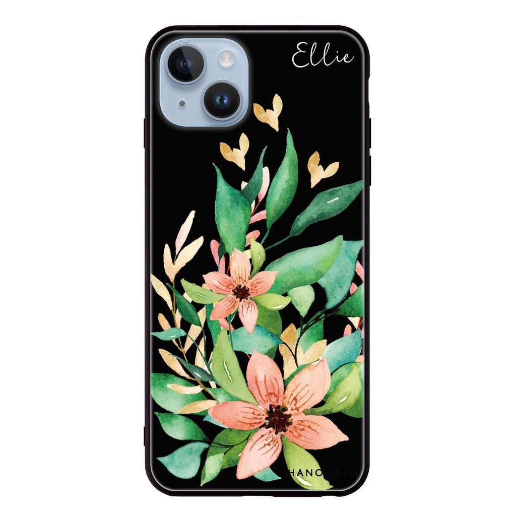 Floral Bloom iPhone 14 Plus Glass Case