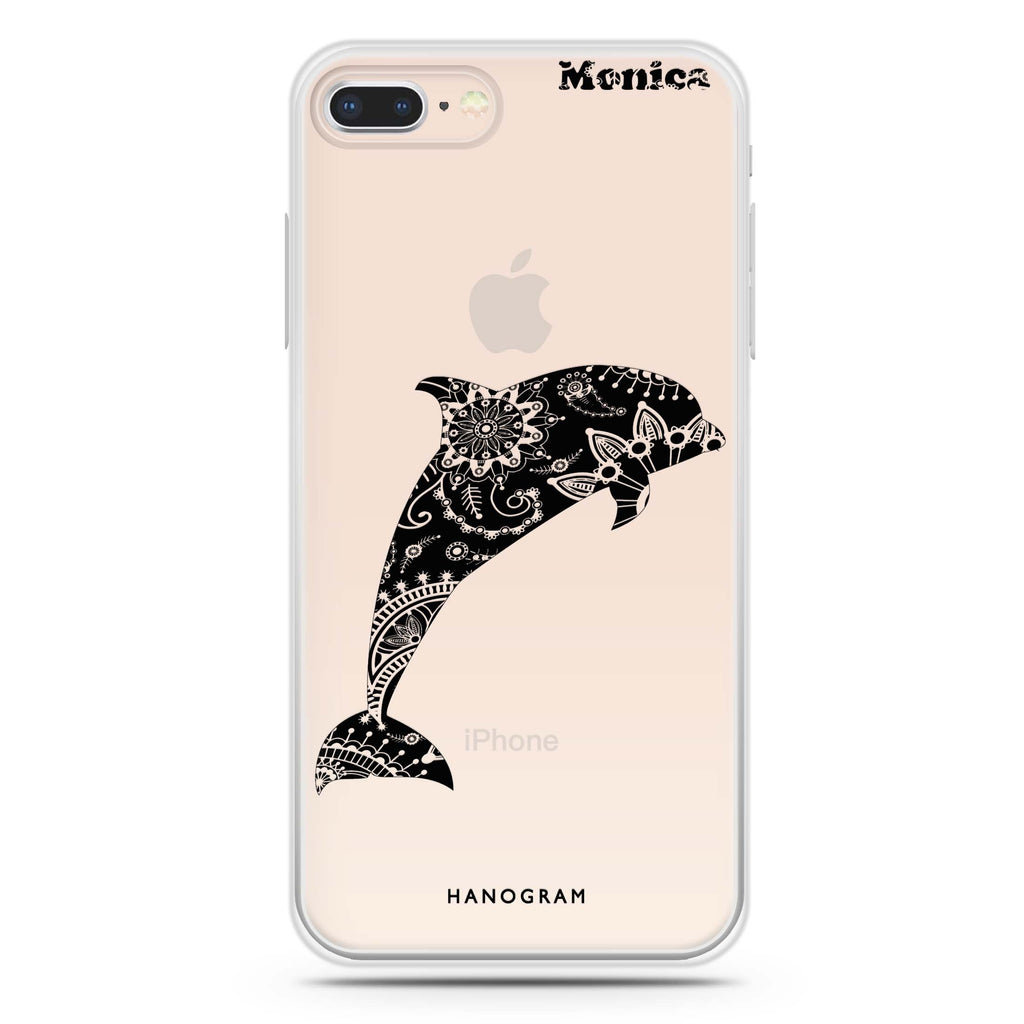 Mandala dolphin iPhone 7 Plus Ultra Clear Case