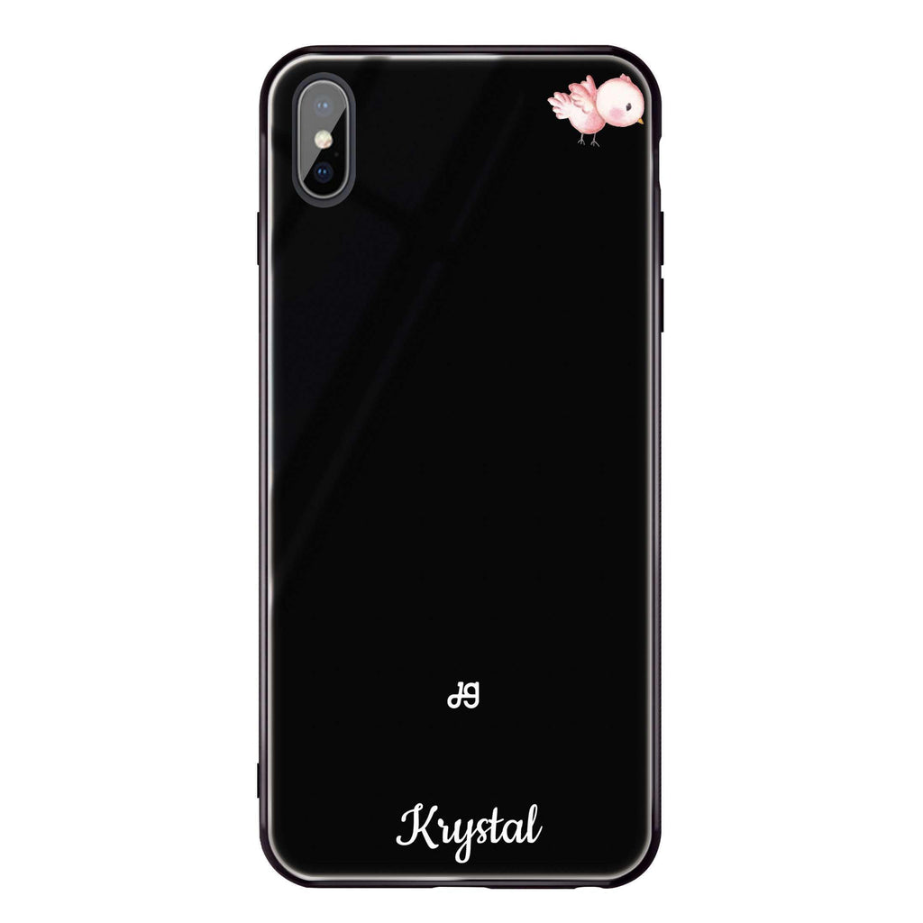 Bird of the Soul iPhone XS Glass Case