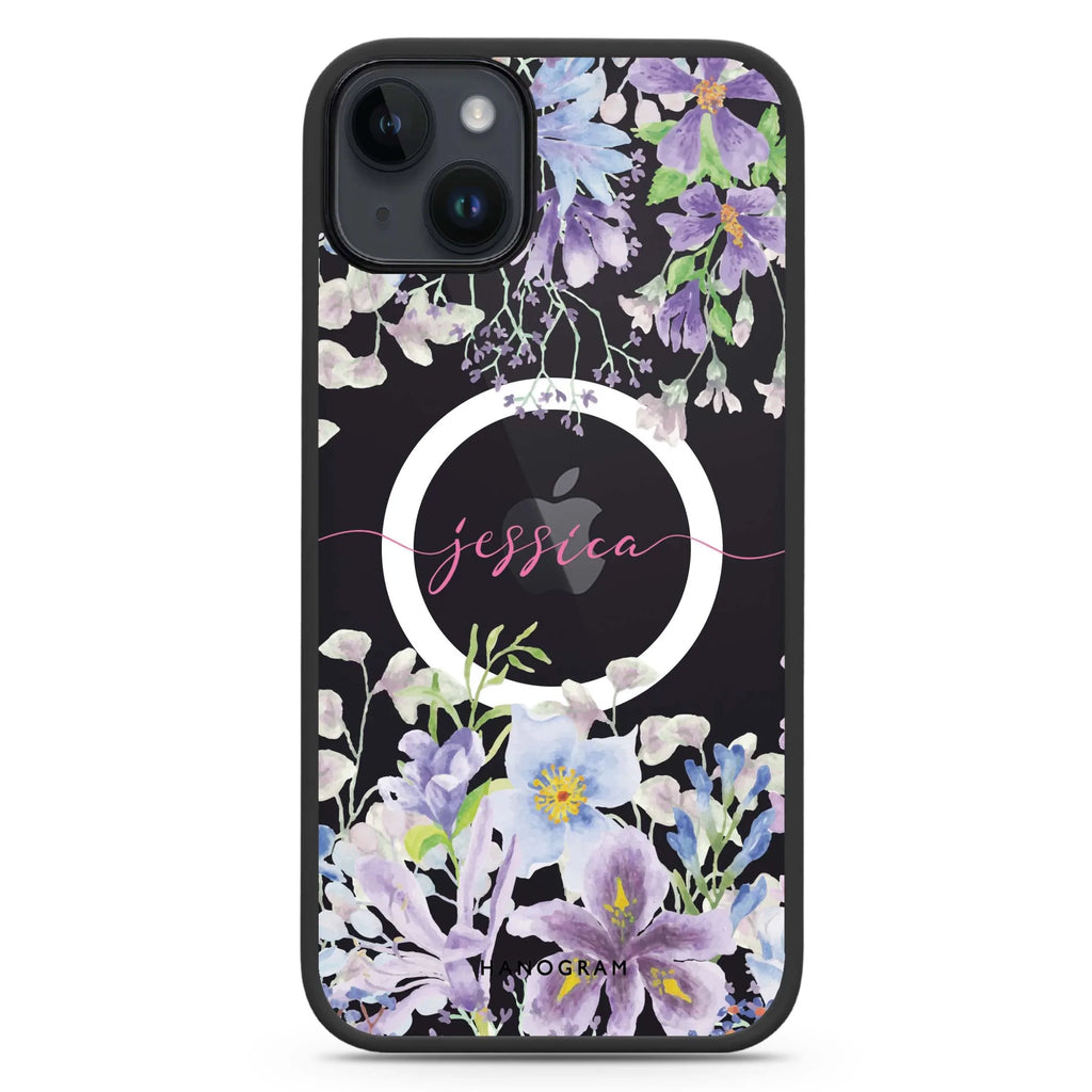Flowers Bloom iPhone 14 Plus MagSafe Compatible Impact Guard Bumper Case