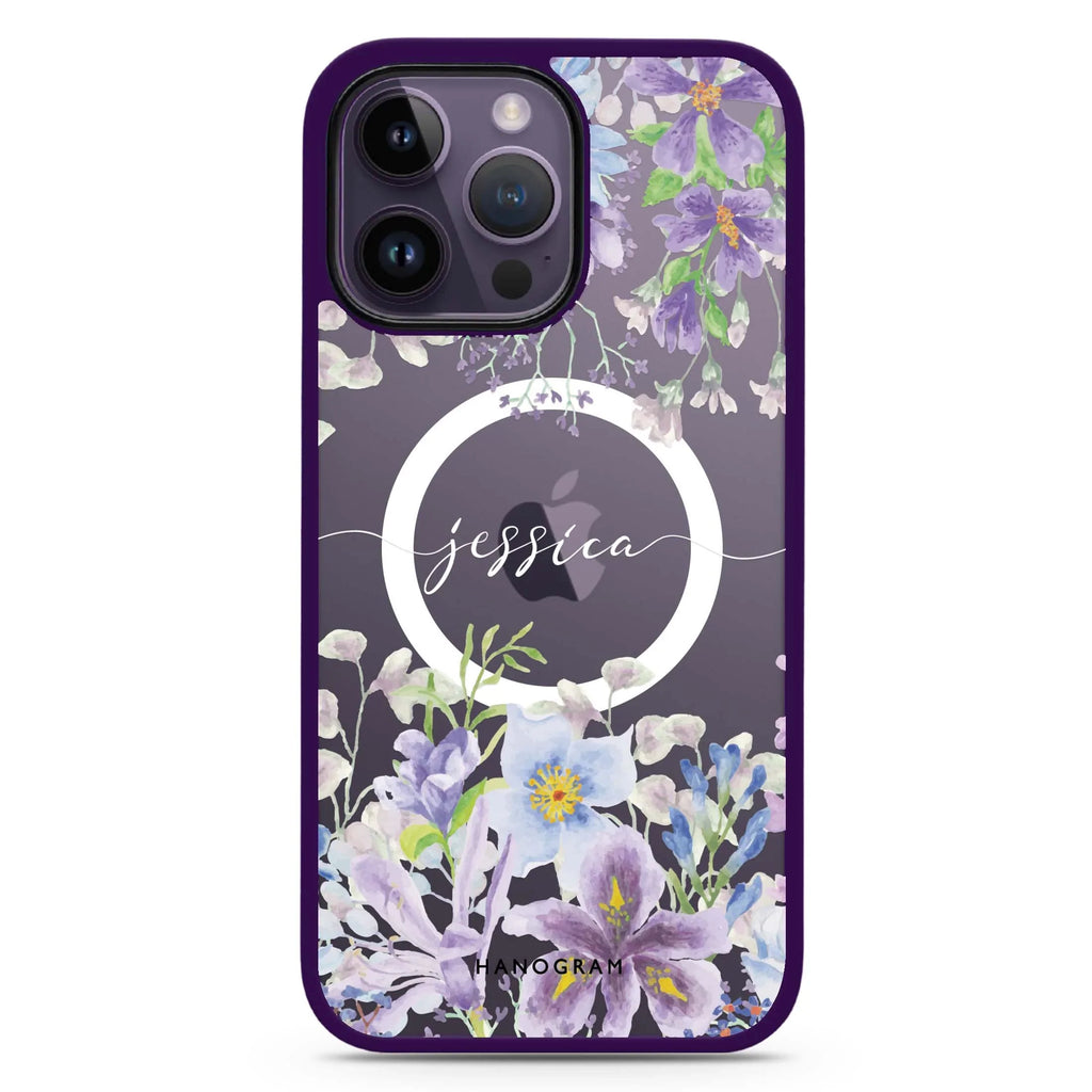 Flowers Bloom MagSafe Compatible Impact Guard Bumper Case