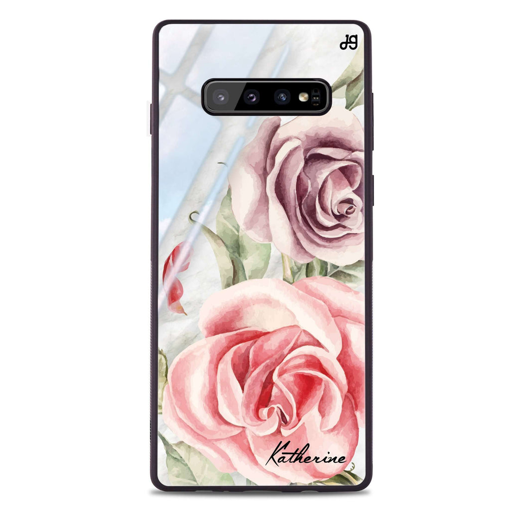 Marble & Rose Samsung S10 Plus Glass Case