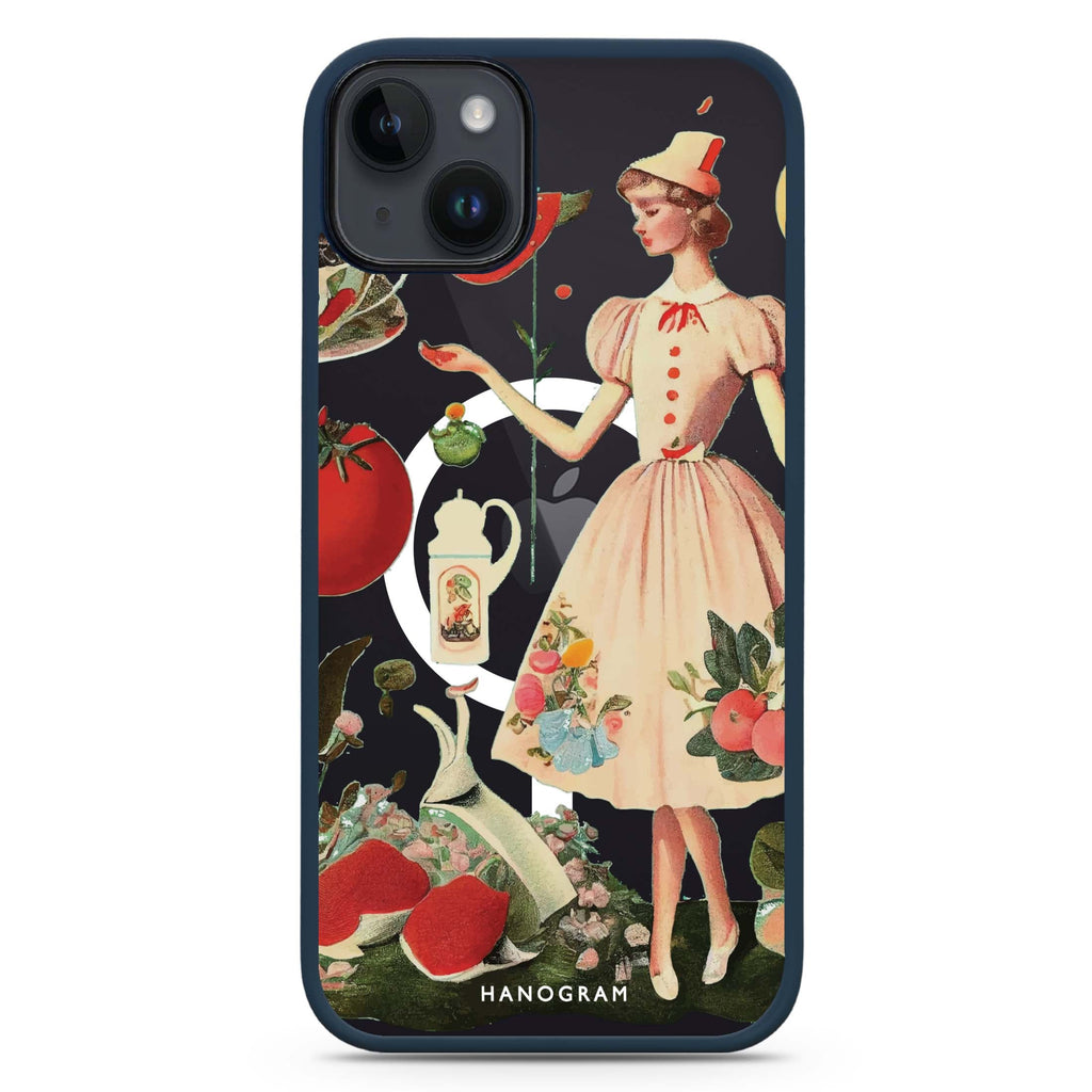 Noble girl iPhone 14 Plus MagSafe Compatible Impact Guard Bumper Case