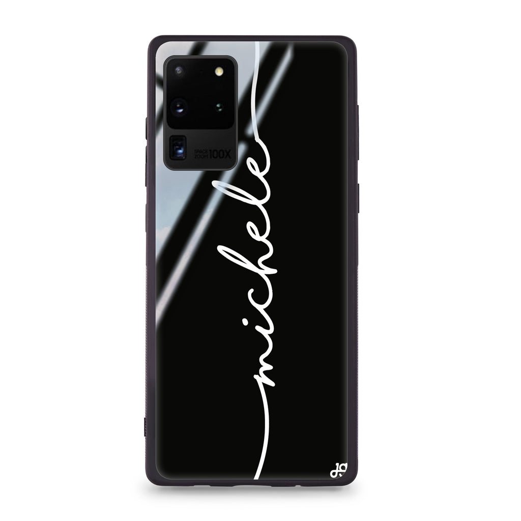Vertical Handwritten Samsung S20 Glass Case