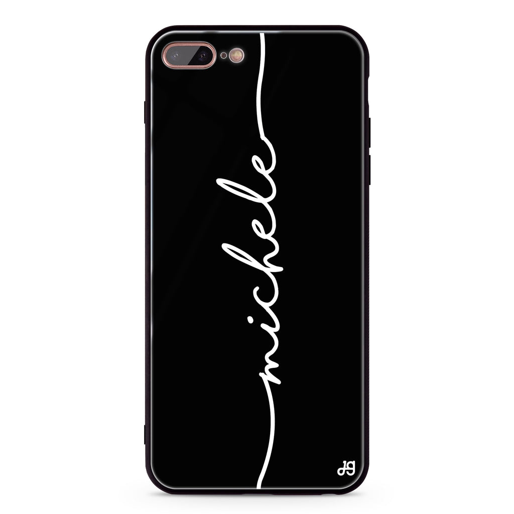 Vertical Handwritten iPhone 7 Plus Glass Case