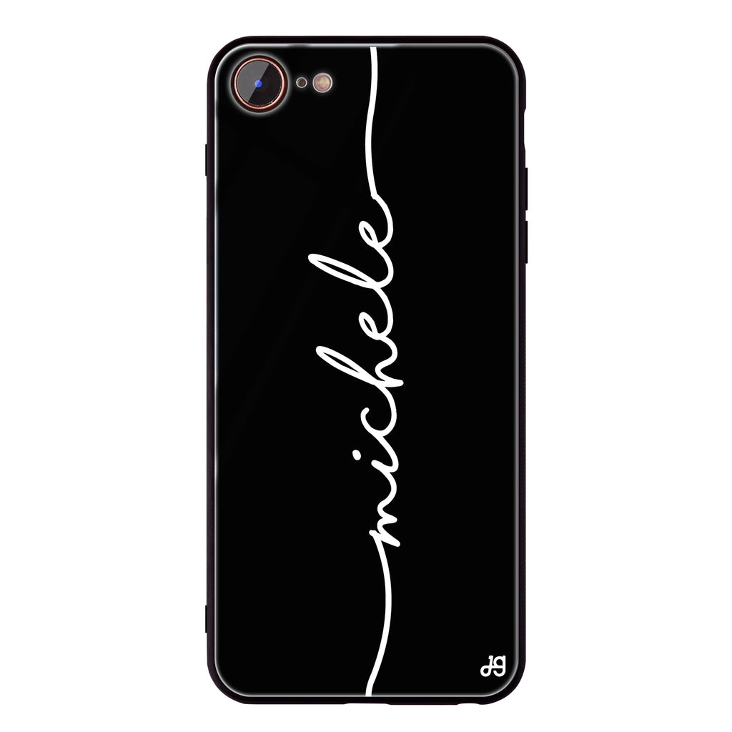 Vertical Handwritten iPhone 8 Glass Case