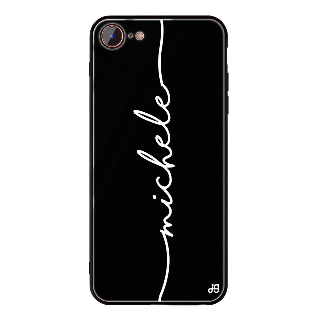 Vertical Handwritten iPhone 7 Glass Case