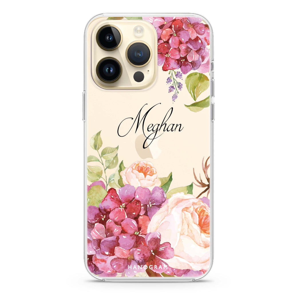 Pretty Floral iPhone 14 Pro Max Ultra Clear Case