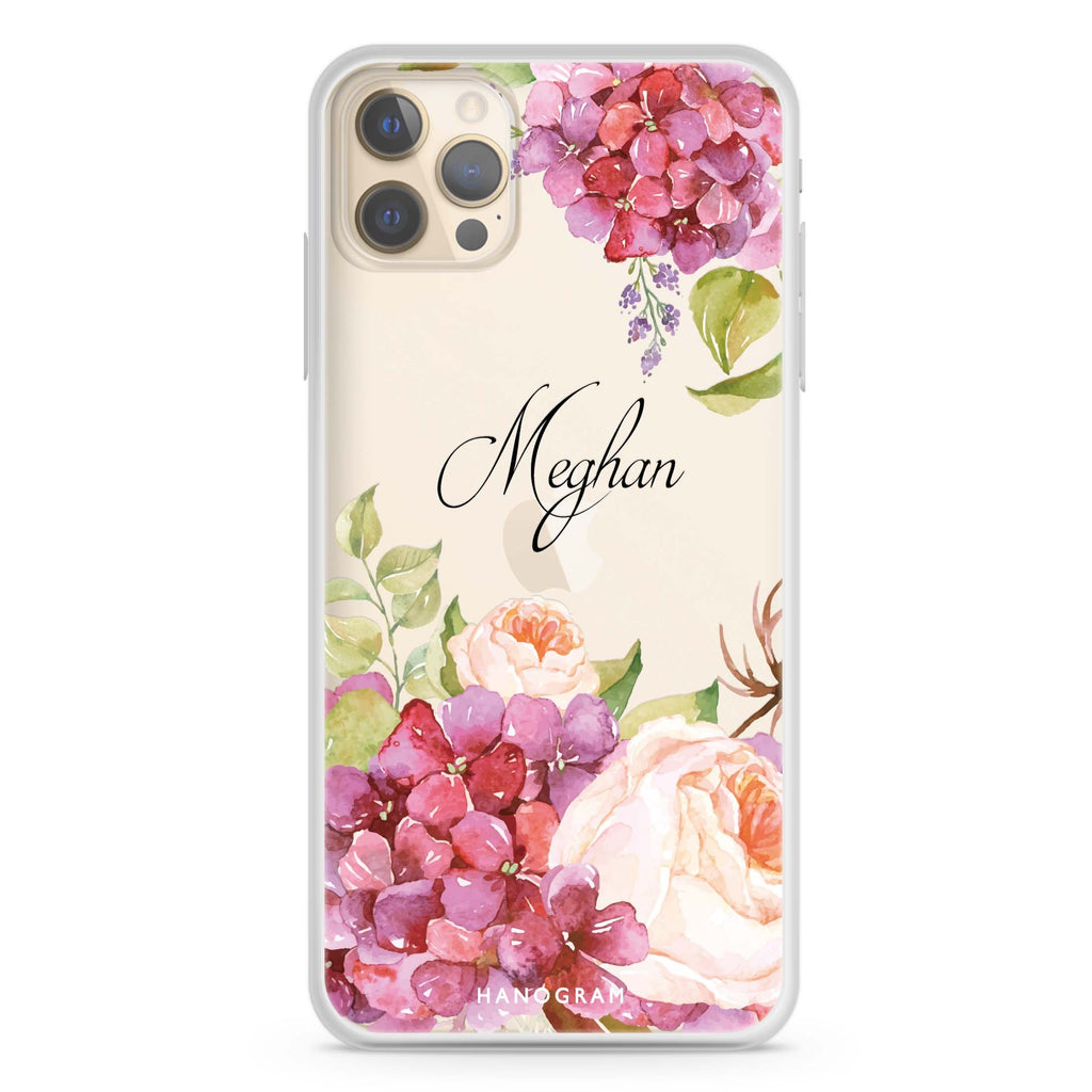Pretty Floral iPhone 12 Pro Max Ultra Clear Case