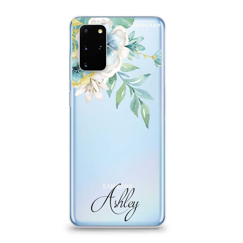 Watercolor Flowers Samsung S20 Soft Clear Case