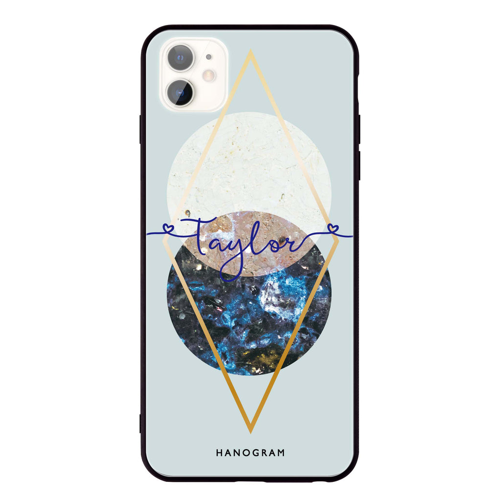 Marble Abstract I iPhone 11 Glass Case