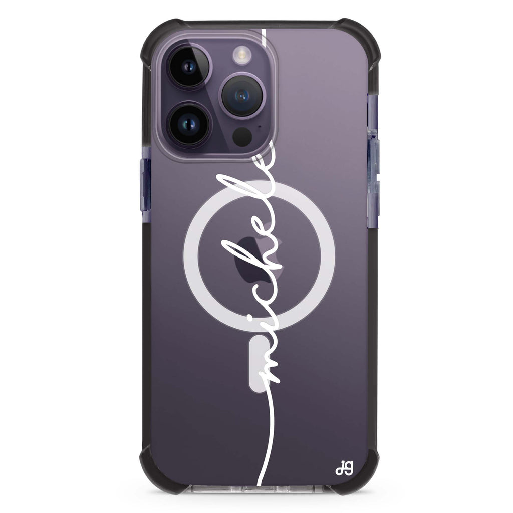 Vertical Handwritten MagSafe Compatible Ultra Shockproof Case