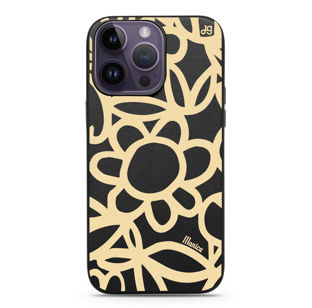 Flower Art I MagSafe Leather Case