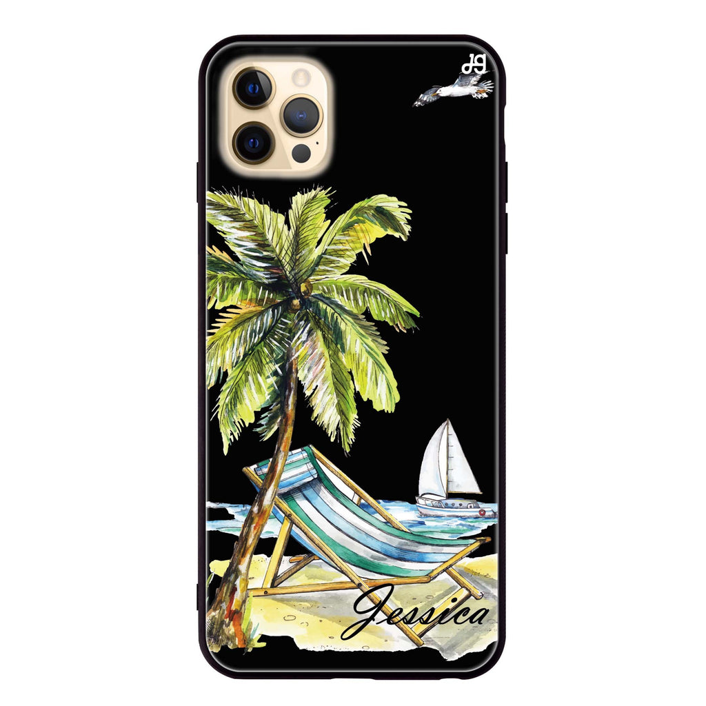 Summer on the beach iPhone 12 Pro Max Glass Case