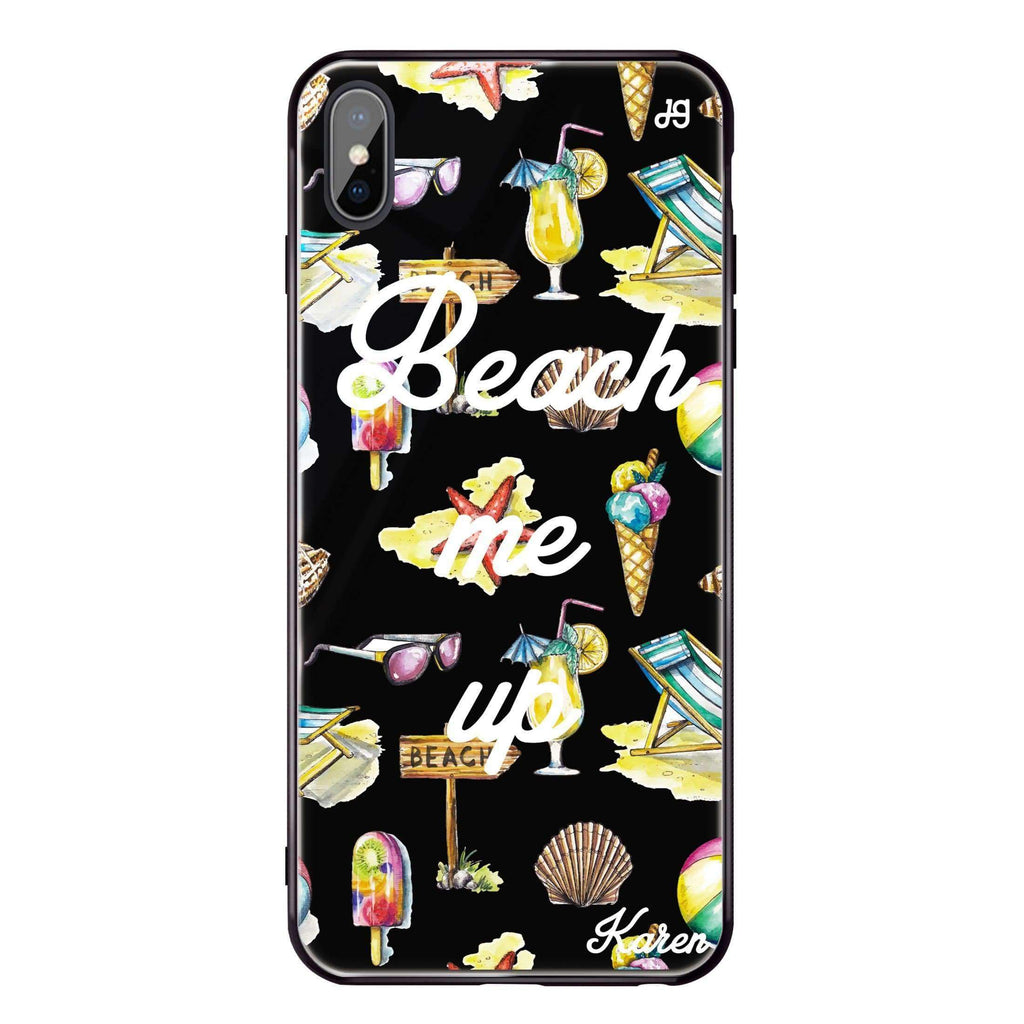 Beach me up iPhone XS Max Glass Case