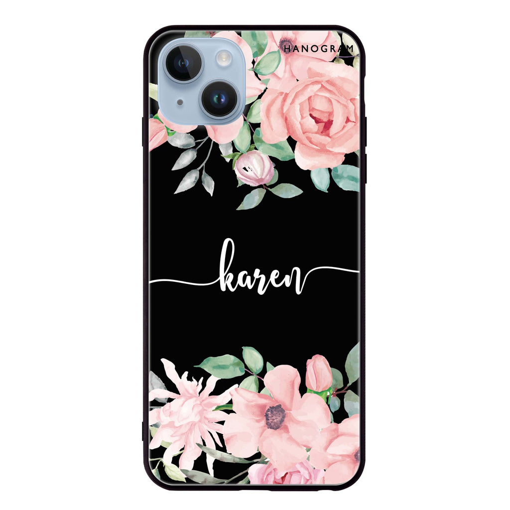 Forever Love Rose iPhone 14 Plus Glass Case