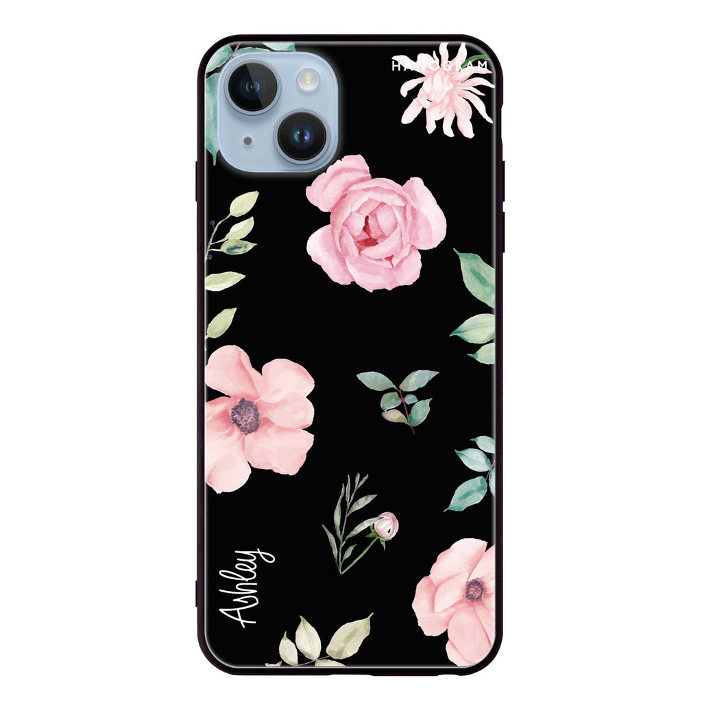 Rose Flower iPhone 14 Plus Glass Case
