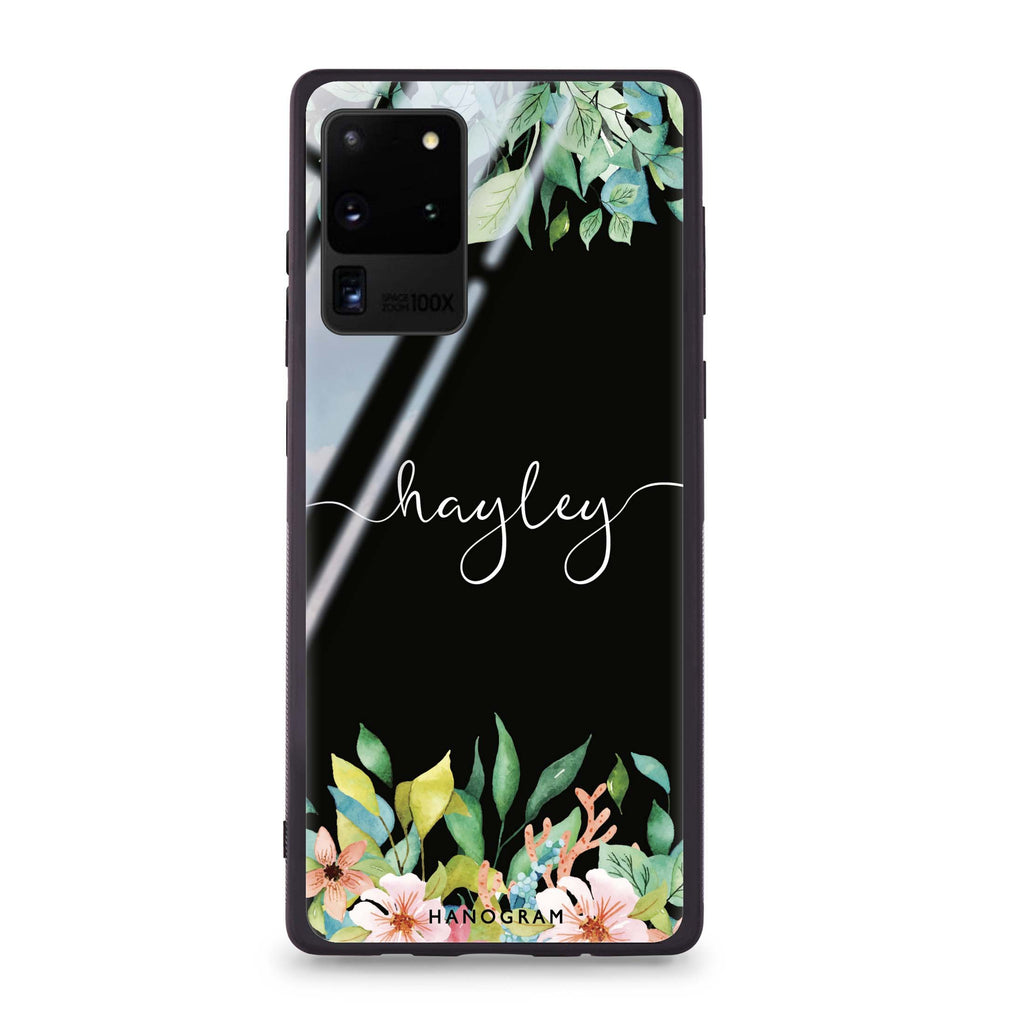 Floral Imagination Samsung Glass Case