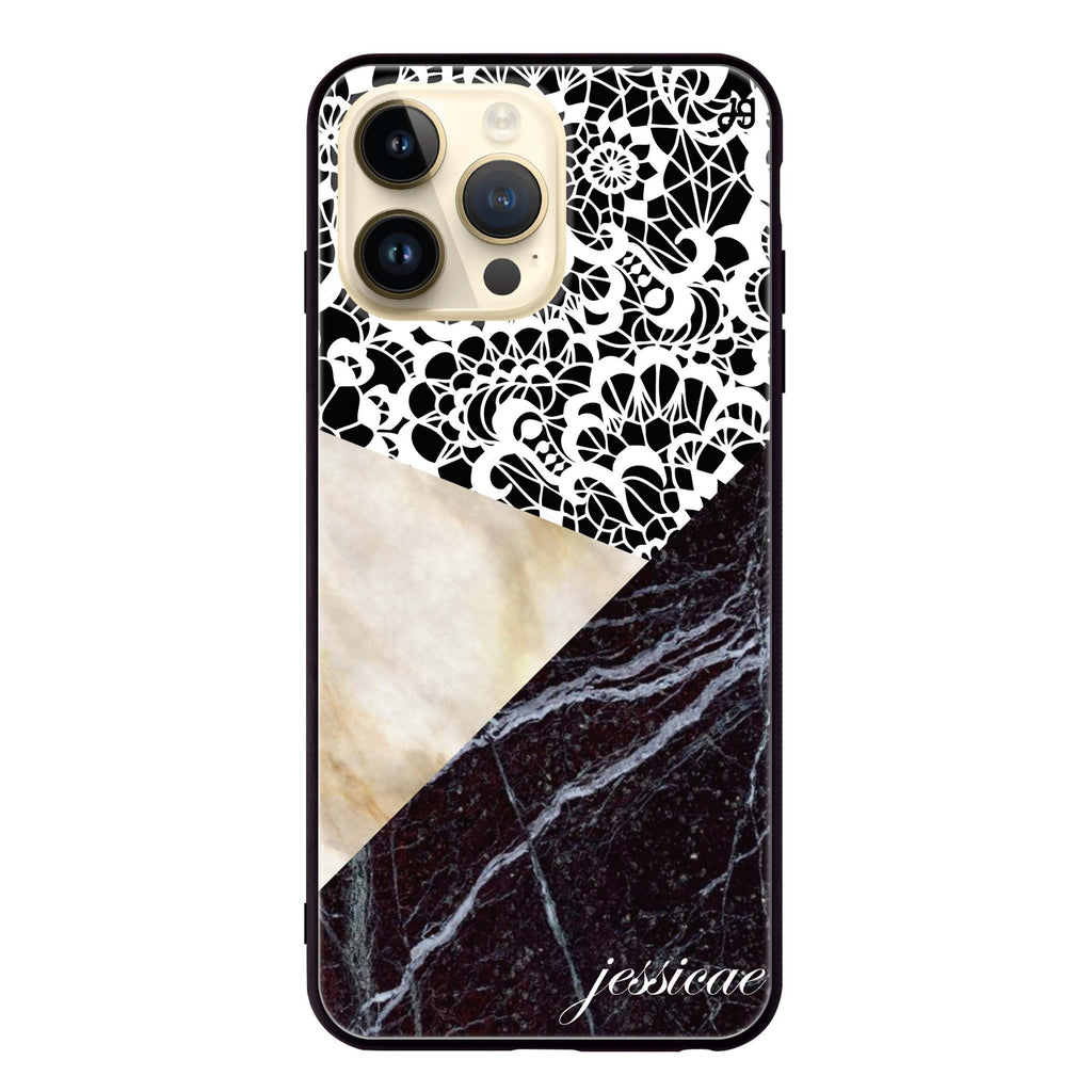 Marble Lace Glass Case