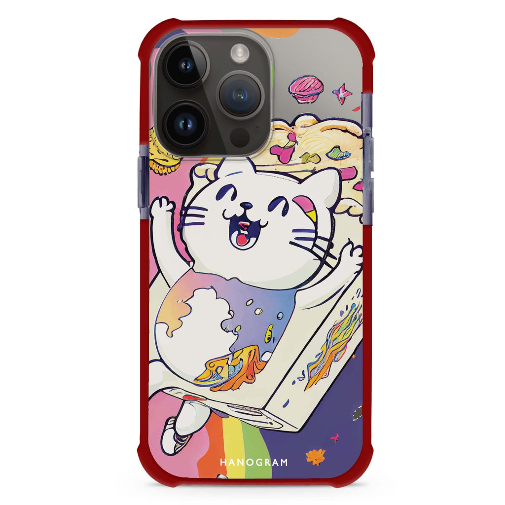 Rainbow Cat MagSafe Compatible Ultra Shockproof Case