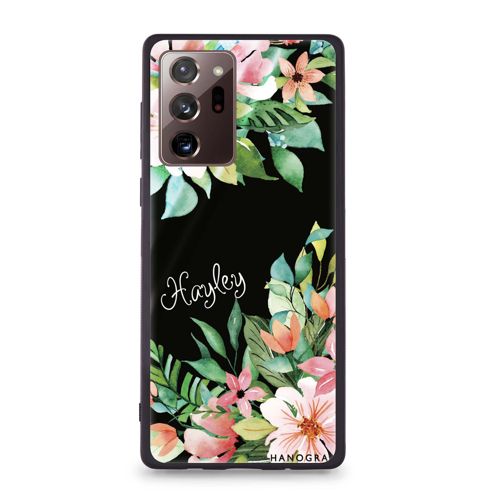 Flower Inspiration Samsung Note 20 Ultra Glass Case