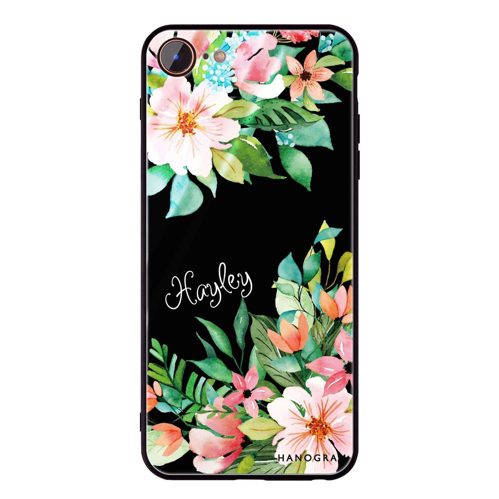 Flower Inspiration iPhone 8 Glass Case