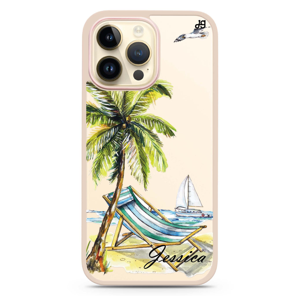 Summer on the beach Impact Guard Bumper Case