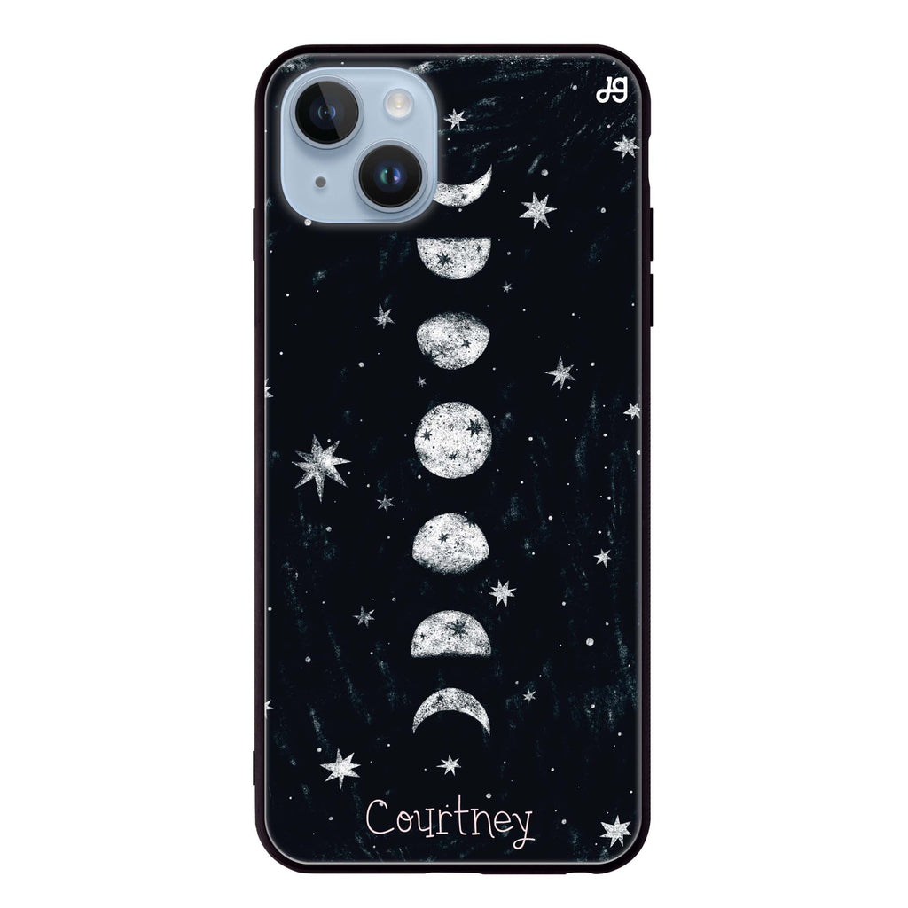 Phases of the moon iPhone 14 Plus Glass Case