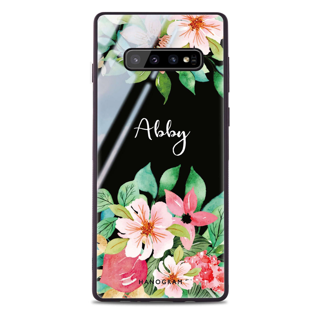Floral Life Samsung S10 Plus Glass Case