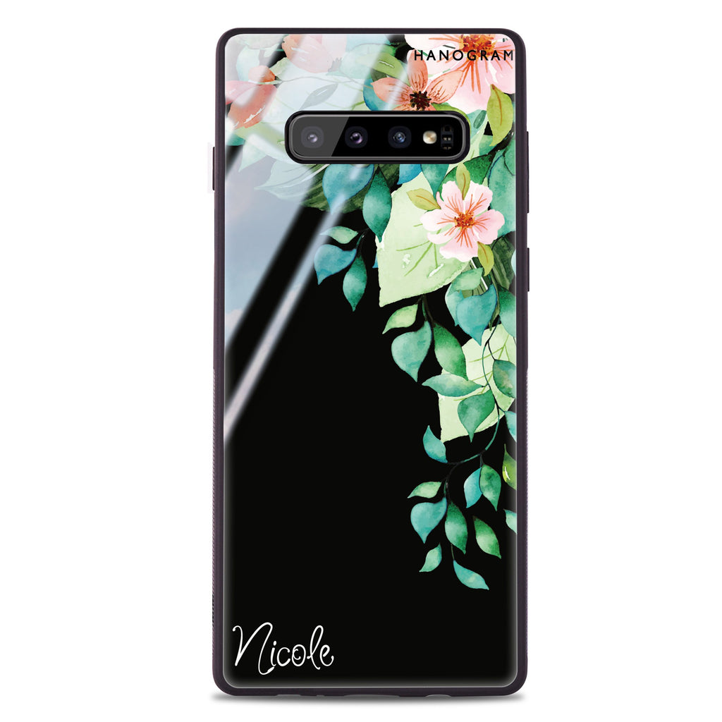 Secret Flower Samsung S10 Plus Glass Case