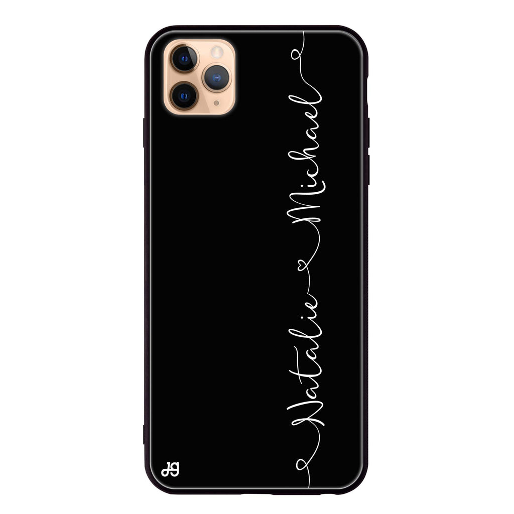 Love with Heart iPhone 11 Pro Max Glass Case