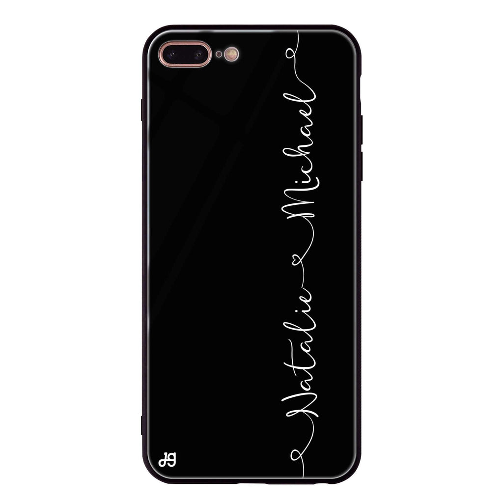 Love with Heart iPhone 8 Plus Glass Case