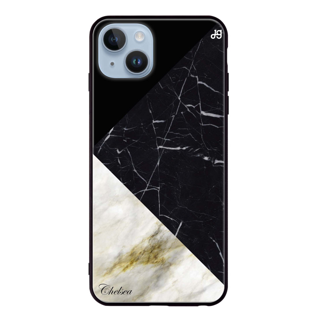 Marble Mix iPhone 14 Plus Glass Case