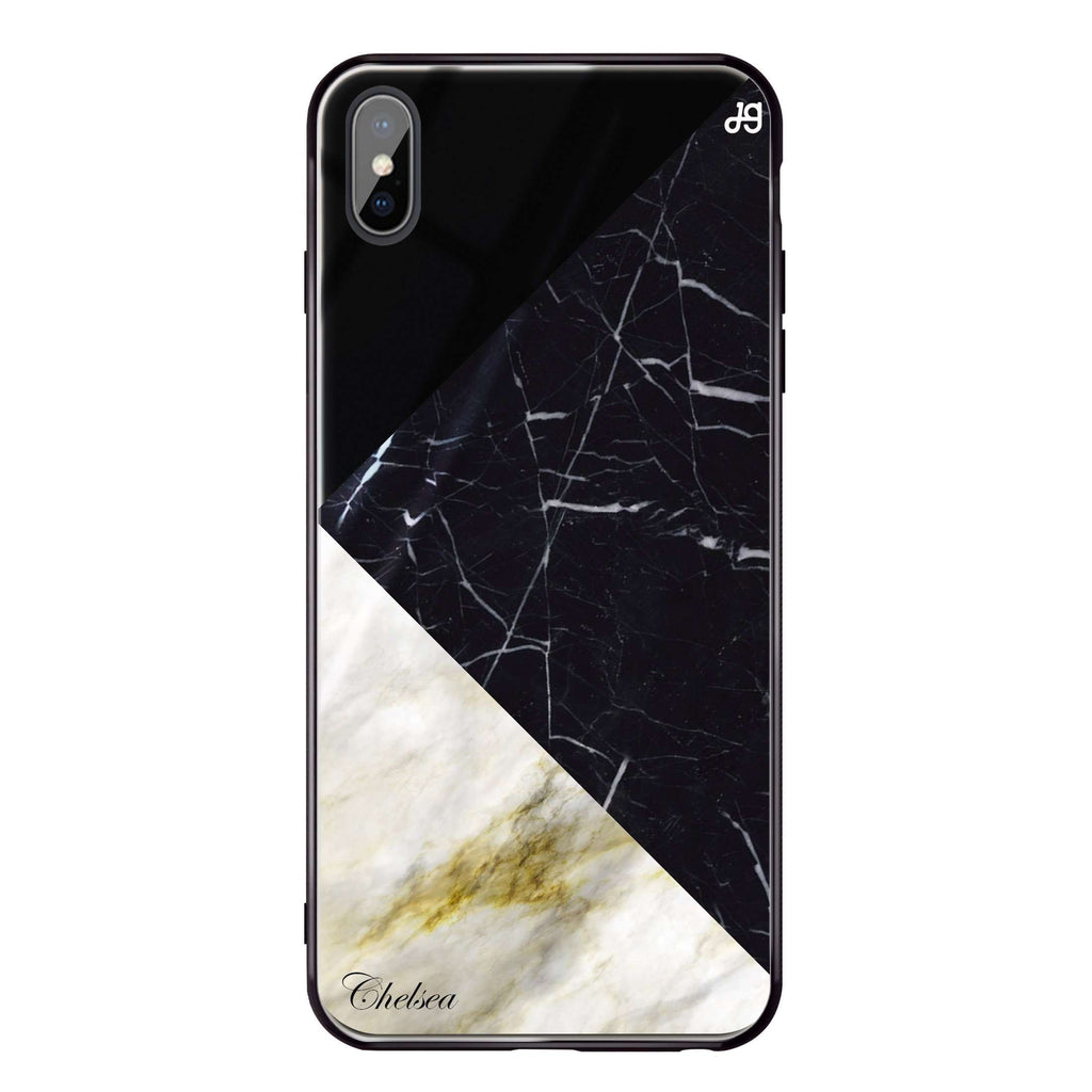 Marble Mix iPhone XS Max Glass Case