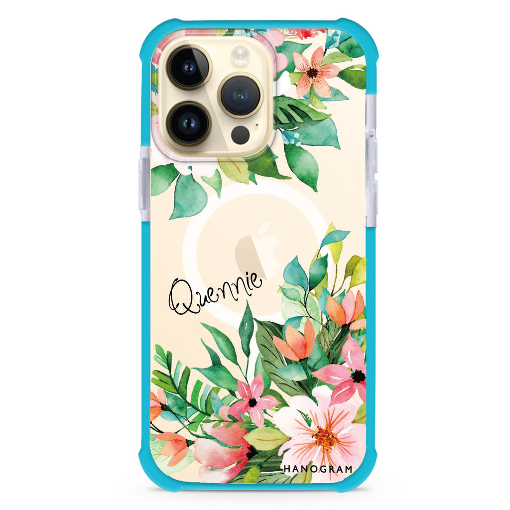 Flower Inspiration MagSafe Compatible Ultra Shockproof Case