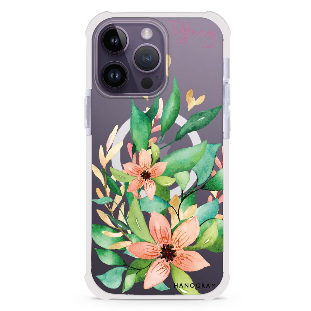 Floral Bloom MagSafe Compatible Ultra Shockproof Case