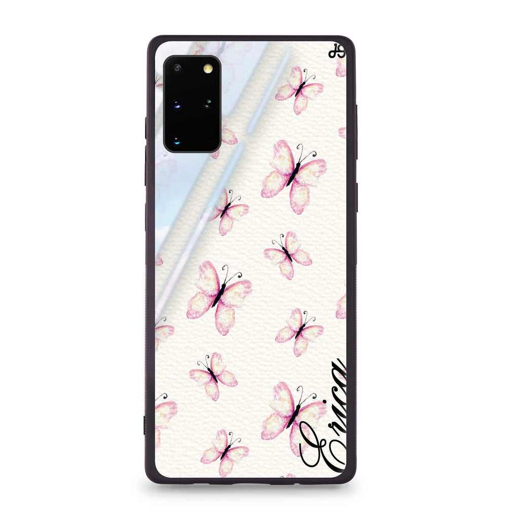Vintage Butterfly Samsung S20 Plus Glass Case